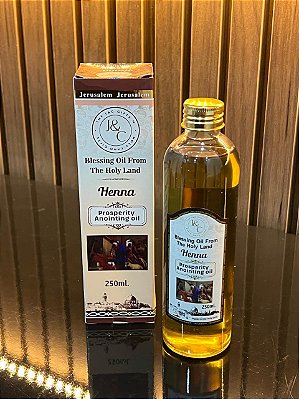 250ml de Óleo de Unção Henna | Israel