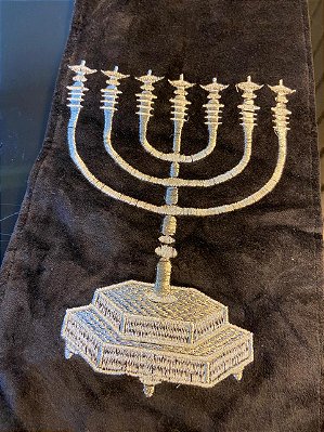 Capa para Shofar Detalhes Prata