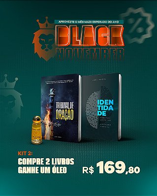 Kit 2 - Compre 2 livros e ganhe um Óleo de Unção