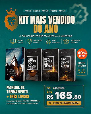 Manual de Treinamento Randy Clark + Profetas Vol 1 e 2,3