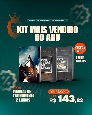 Kit 15 - Manual de Treinamento Randy Clark + Profetas Vol 1 e 2