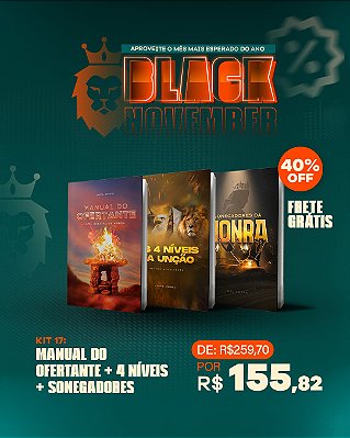 Kit 17 - Manual do Ofertante + 4 Níveis da Unção + Sonegadores