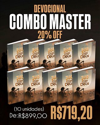 365 Dias com Deus - MASTER (10 unidades) - 20% OFF