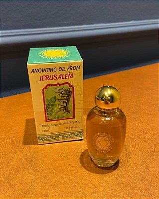 Óleo de Unção – Frankincense & Mirra 10ml | Direto de Israel