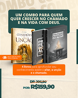 Combo para quem quer Crescer no Chamado e na Vida com Deus