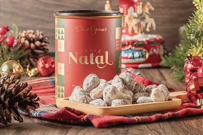 Edição Natal - Mix de Macadâmias, Amêndoas e Castanha de Caju
