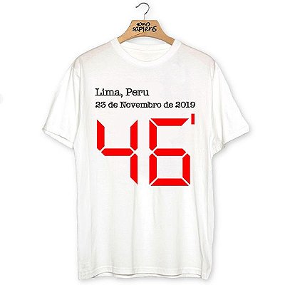 Camiseta 46 minutos (Coleção Rubro-Negro)