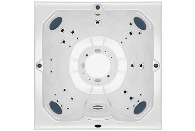 SPA J195 JACUZZI - 1,80X1,80X0,89 PARA 5 PESSOAS COM AQUECEDOR, SEM FECHAMENTO - JACUZZI®