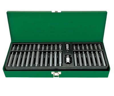 JOGO DE BITS ENCAIXE 3/8'' E 1/2''