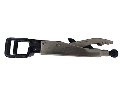 ALICATE DE PRESSÃO AUTO TRAVANTE COM MANDÍBULA ANGULAR CURVA DUPLA 9"