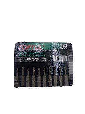 KIT DE BITS PONTA TORX ENCAIXE ¼”