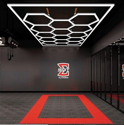 ILUMINAÇÃO EM LED HEXAGONAL COM 14 CÉLULAS