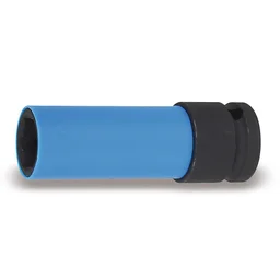 SOQUETE DE IMPACTO PARA PORCAS DE RODA COM CAPAS COLORIDAS EM POLIMERO - BETA