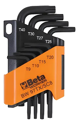 JOGO COM 8 CHAVES MACHO PARA PARAFUSOS COM CABEÇA TORX- BETA