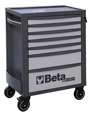 CARRO DE FERRAMENTAS COM 7 GAVETAS COM JOGO DE 309 FERRAMENTAS (CINZA) - BETA