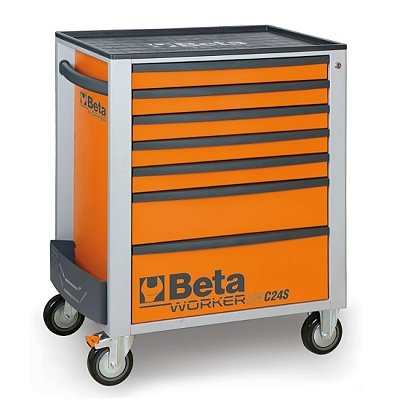 CARRO DE FERRAMENTAS COM 7 GAVETAS COM JOGO DE 309 FERRAMENTAS -BETA
