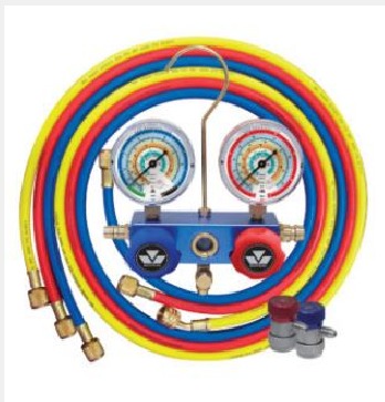 MANIFOLD DE 2 VIAS COM VALVULA PISTAO A/C AUTOMOTIVO –R134A