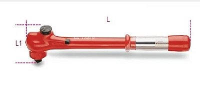 TORQUÍMETRO ISOLADO VDE ENCAIXE 1/2" 5 A 50 NM