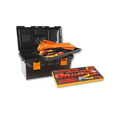 KIT COM 33 FERRAMENTAS ISOLADAS EM CAIXA COM EVA