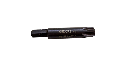 BITS TORX T50 ENCAIXE 1/4 T  687R50 GEDORE