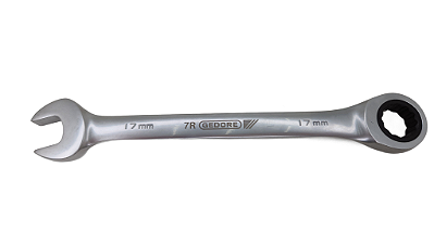 CHAVE COMBINADA PLANA C/CATRACA(UD) 7R-  17 MM