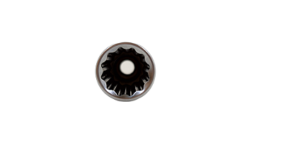 SOQUETE ESTRIADO LONGO ENC. 3/8" 14MM