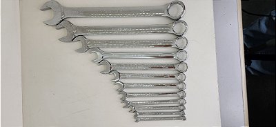 JOGO DE CHAVE COMBINADA 12 PÇS 6 A 32MM