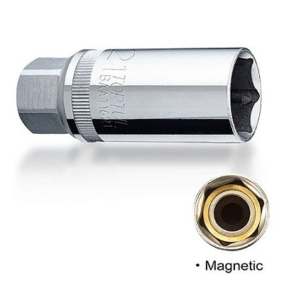 SOQUETE 16MM MAGNETICO P/ VELA ENC. 1/2POL.(REF: BAAT1616)