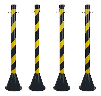 PEDESTAL POLIETILENO PRETO - KIT COM 4