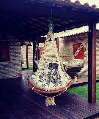 Balanço de Teto Cipó Natural (Parabólica)