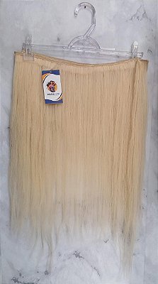 CABELO HUMANO VIETNAMITA LOIRO CLARÍSSIMO 50CM TECIDO PERSONALIZADO 124
