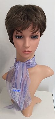 PERUCA FLÁVIA CABELO ORGÂNICO IGUAL HUMANO