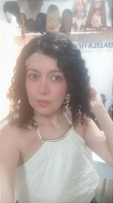 PERUCA KATIANE CACHEADO HUMANO /CASTANHO ESCURO