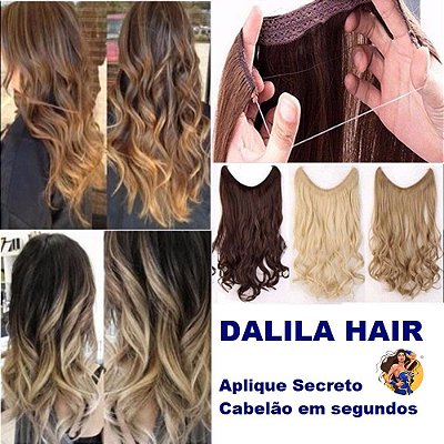 Aplique Secreto Fibra Orgânica Dalila Hair