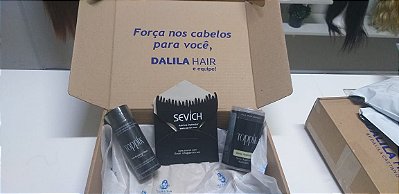 PÓ Cor: DARK BROWN – Pó Maquiagem a para disfarçar calvície e brancos –  7896000917089 – Iti Bella Wig