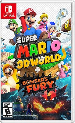 Jogo Super Mario 3D World + Bowser's Fury Nintendo Switch Original Fisico Novo Lacrado
