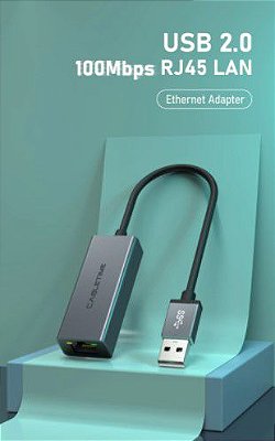 Adaptador Rede Lan Para Nintendo Switch e PC / Notebook