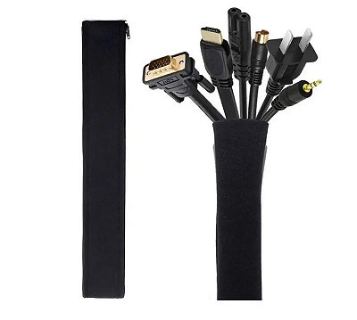 Organizador de Cabos / Protetor Cabos com Zipper