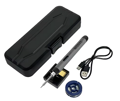 Caneta / Ferro de Solda Portátil Sem Fio USB com bateria – 3 Níveis de Temperatura