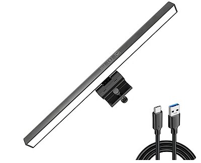 Luminária led para monitor e notebooks iluminação regulável