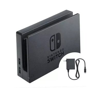 Base dock Original Switch para TV + Fonte Adaptador AC Original para Switch