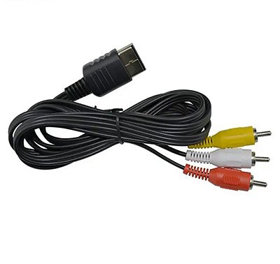 Cabo AV RCA para Dreamcast / Cabo 3 Cores para Dreamcast