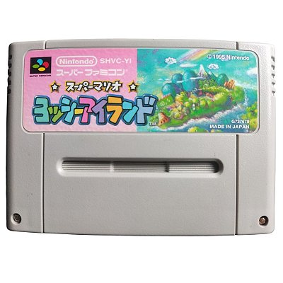 Fita / Cartucho original Super Mario Yoshi’s Island para Super Famicom - Super Nintendo