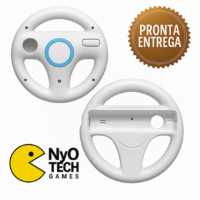 Volante Compatível com Wii Remote – Acessório para Nintendo Wii