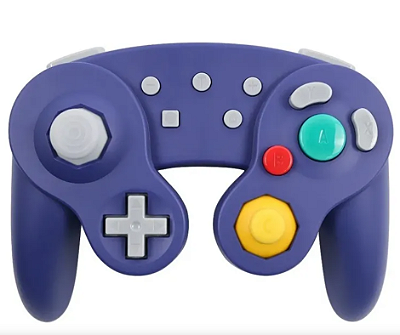 Controle Sem Fio GameCube – Compatível com Switch, Switch 2, PC, Steam, Android e Mac