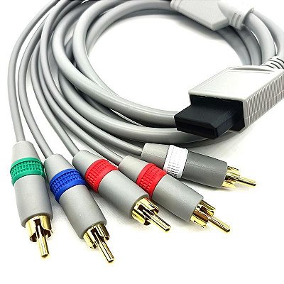 Cabo Vídeo Componente Compatível Com Nintendo Wii 720p 1080i