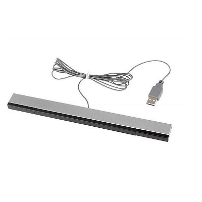Sensor Bar USB Compatível com Nintendo Wii, Wii U e PC
