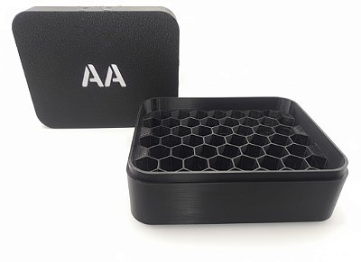 Porta Pilhas AA ou AAA - 52 Unidades – Estojo Organizador