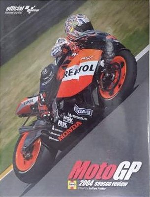 Livro MotoGP 2004 - Edição Limitada com Alex Barros na capa