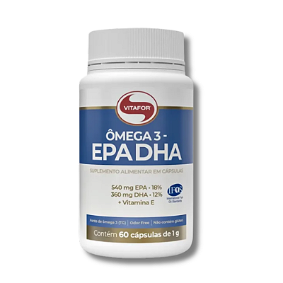 ÔMEGA 3 EPA DHA 60 CÁPS - VITAFOR